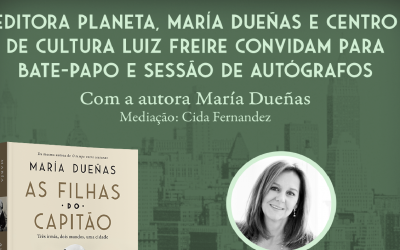 Olinda recebe Maria Dueñas para lançamento de novo romance