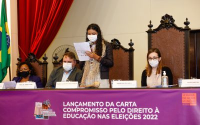 Pré-candidaturas e partidos assinam Carta Compromisso pelo Direito à Educação