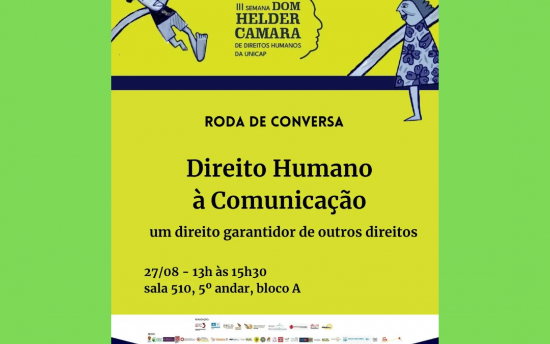 CCLF e EducomDH organizam roda de conversa sobre Direito Humano à Comunicação